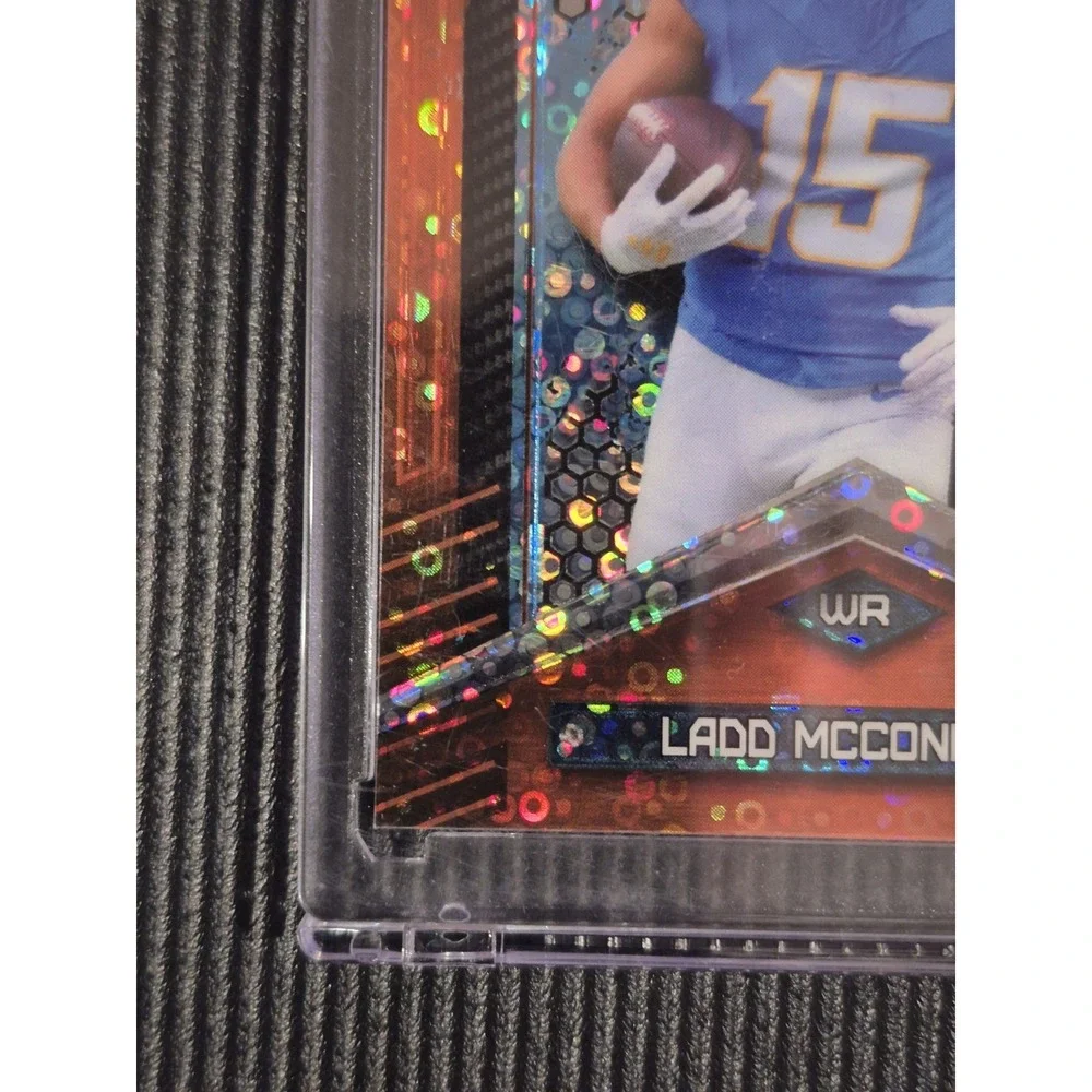 2024 Wild Card Alumination Ladd McConkey #BC-LM Orange Donut Circles /18 (RC) SP